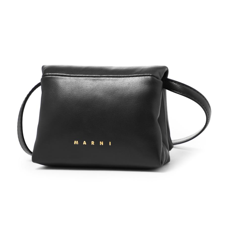 マルニ MARNI ポシェット ショルダーバッグ ブラック phmo0033u0 MARNI（マルニ） ポシェット PRISMA MINI POCHETTE ショルダーバッグ
