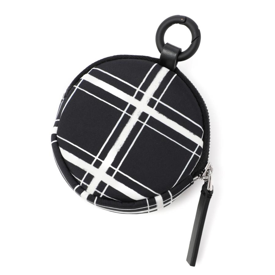 MARNI マルニ　ケース　チャーム　チェック MARNI（マルニ） ポーチ PUFF POACH バッグチャームポーチ ブラック