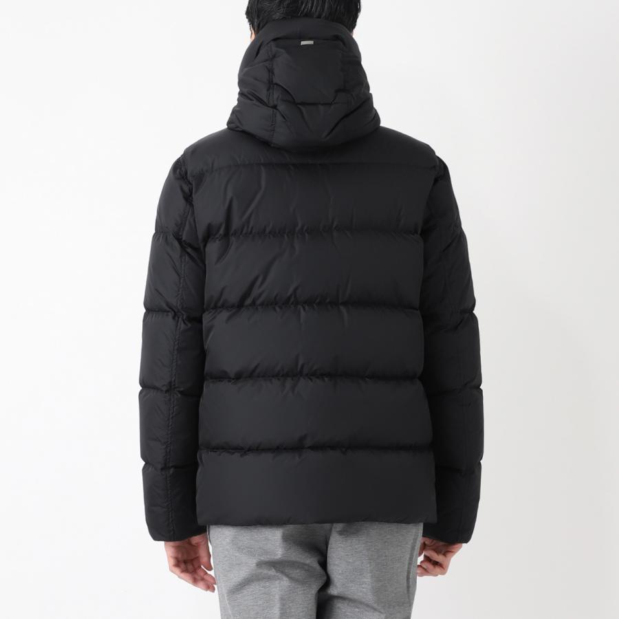 Herno ブラックダウンジャケット HERNO ヘルノ ダウンジャケット 大きいサイズあり ブラック