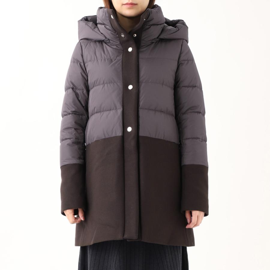 ヘルノ HERNO ダウンコート HERNO GLOBE ECOAGE ECOWOOL AND ULTRALIGHT NYLON A-LINE JACKET 大きいサイズあり レディース pi001759d-33344-8993｜mb-y｜02