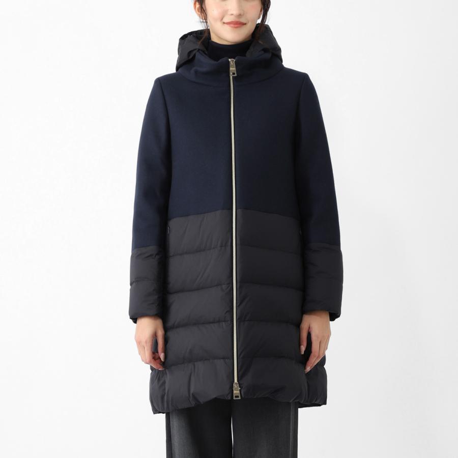 タグ付き★イタリア製　HERNO　ダウンコート　44 HERNO（ヘルノ） ダウン ダウンコート ロング 大きいサイズ レディース