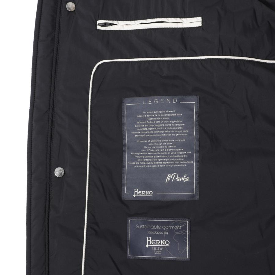 ヘルノ HERNO ダウンコート LEGEND IL PARKA レジェンド イル パーカ 大きいサイズあり ブラック メンズ pi003ule-m02-12456z-9300の画像