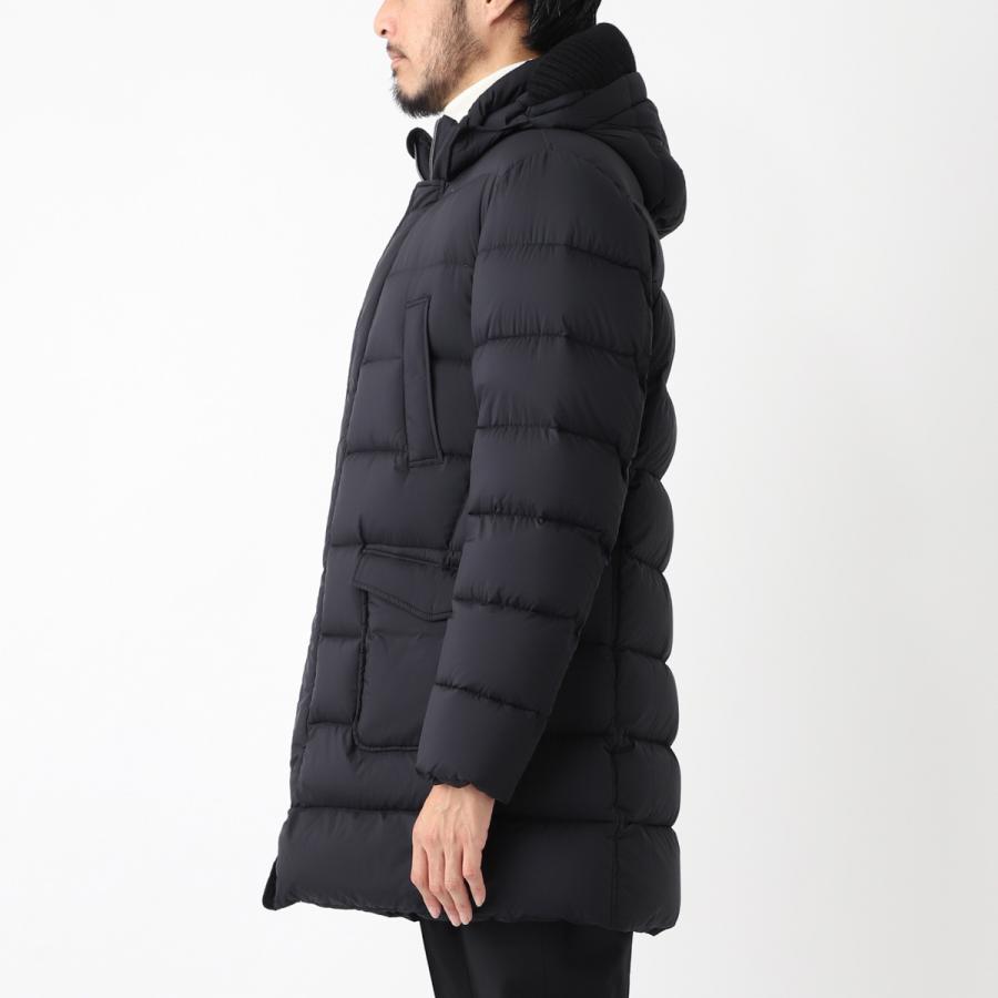 新品タグ付✨Hernoヘルノイコニコ アメリア コート ブラック42 超軽量 HERNO ヘルノ ダウンコート LAMINAR OVERSIZE GORE-TEX