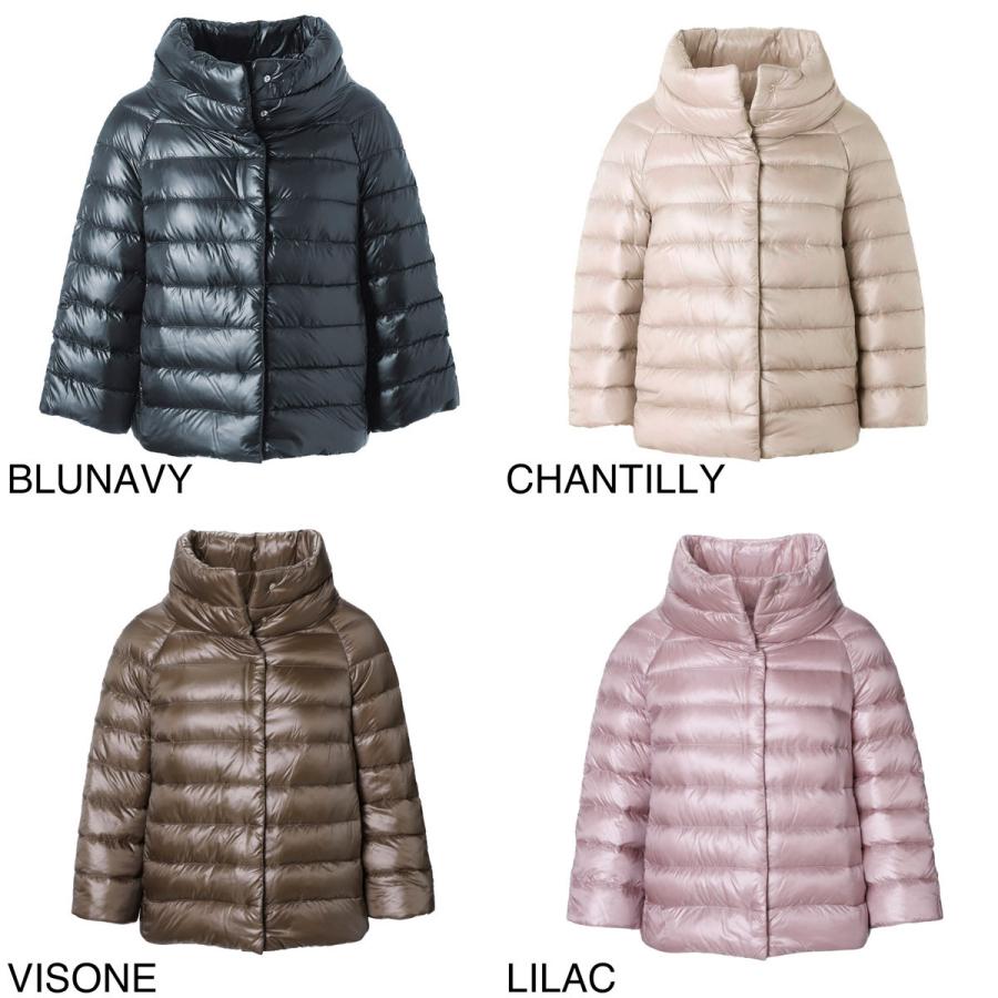 大きいサイズ ヘルノ ノーカラー 切替 ダウン ジャケット 46 PI0179D 大きいサイズ ヘルノ ノーカラー 切替 ダウン ジャケット 46