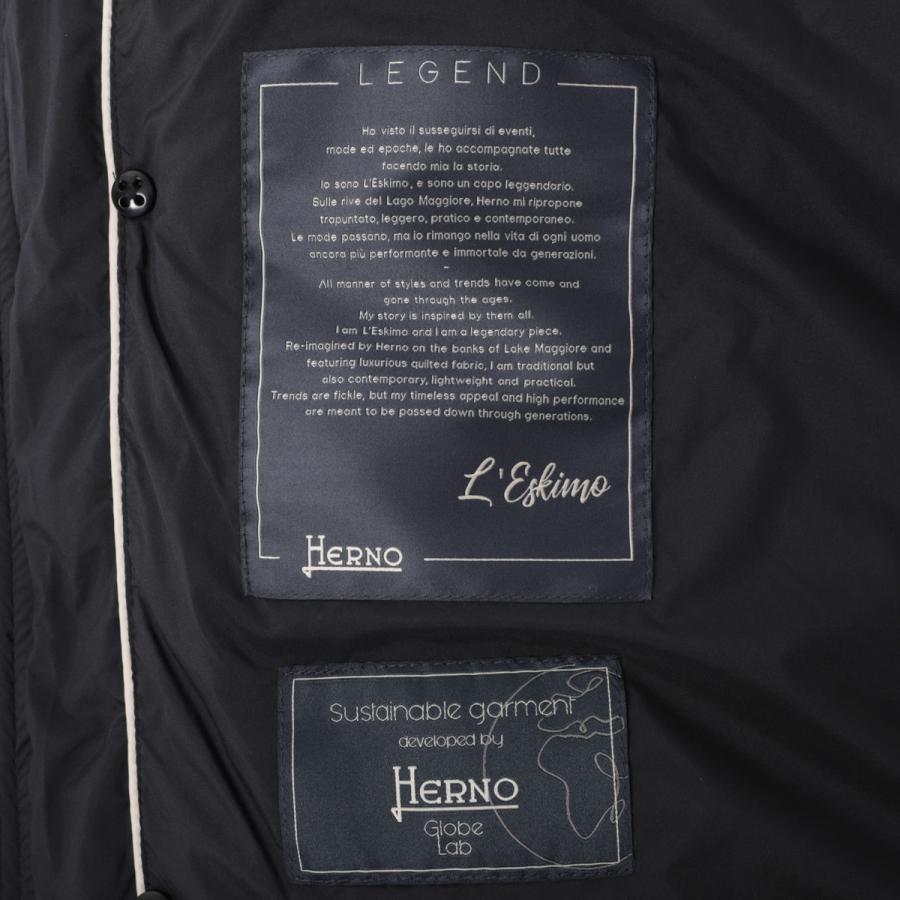 ヘルノ HERNO ダウンジャケット HERNO LEGEND L'ESKIMO レジェンド エスキモー 大きいサイズあり メンズ pi004ule-12456z-9300の画像