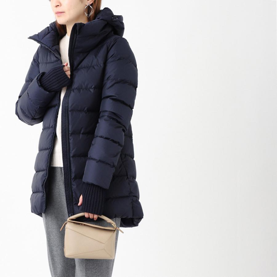 HERNO（ヘルノ） ダウンコート 大きいサイズあり ブルー レディース pi0660d-12004-9200 : モダンブルーYahoo!店 ...