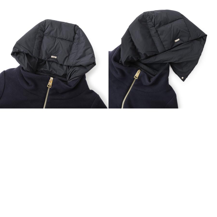 HERNO ヘルノ ダウンコート DIAGONAL WOOL AND NUAGE PARKA HERNO ヘルノ ダウンコート DIAGONAL WOOL AND NUAGE PARKA
