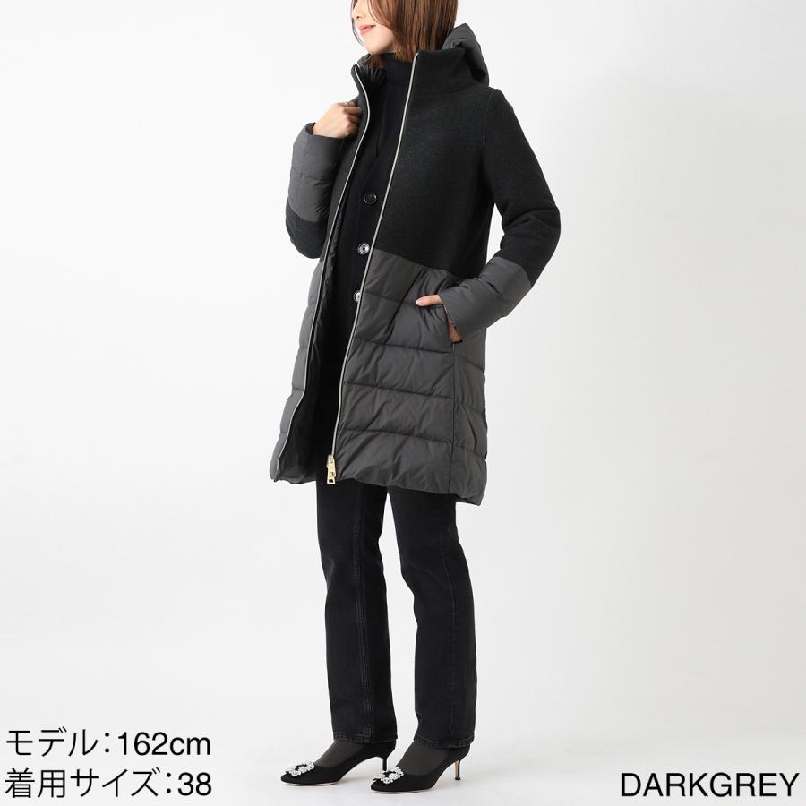 HERNO ヘルノ ダウンコート DIAGONAL WOOL AND NUAGE PARKA HERNO ヘルノ ダウンコート DIAGONAL WOOL AND NUAGE PARKA