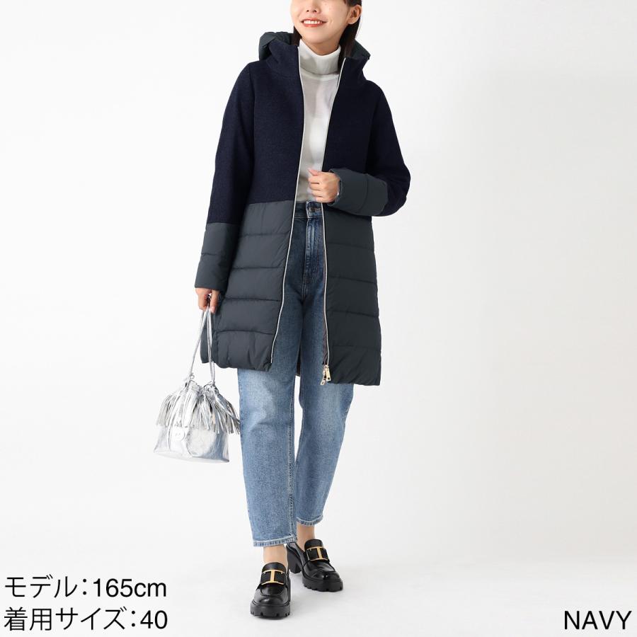 HERNO ヘルノ ダウンコート DIAGONAL WOOL AND NUAGE PARKA HERNO ヘルノ ダウンコート DIAGONAL WOOL AND NUAGE PARKA