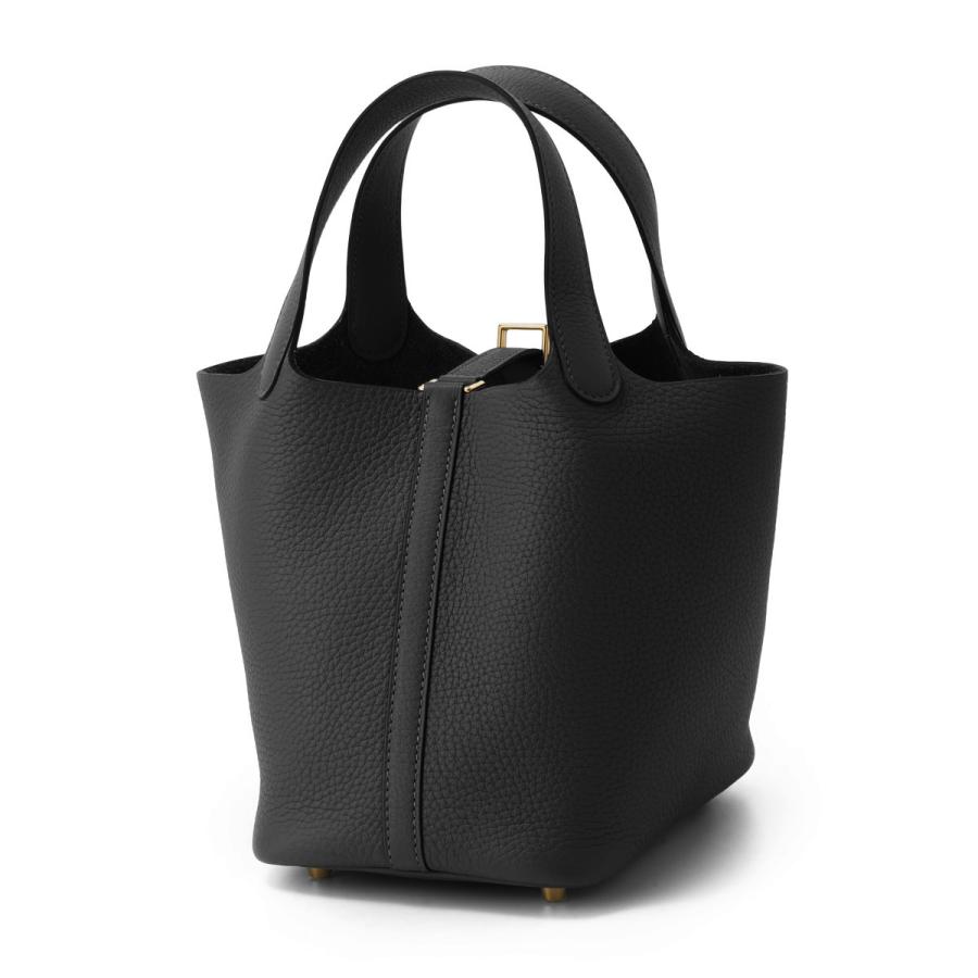 エルメス HERMES ハンドバッグ PICOTIN LOCK 18/PM ブラック