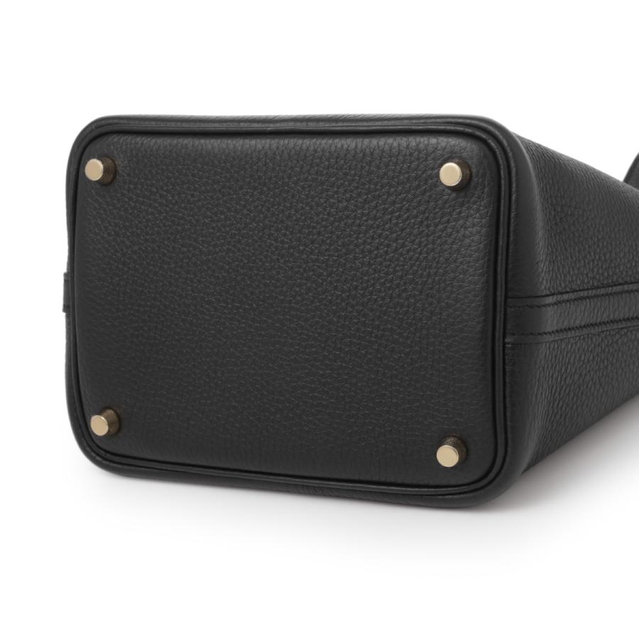 エルメス HERMES ハンドバッグ PICOTIN LOCK 18/PM ブラック