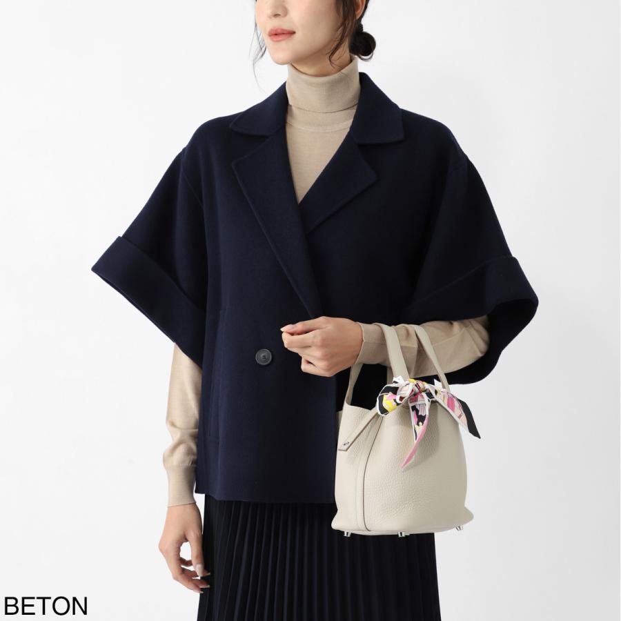 エルメス HERMES ハンドバッグ PICOTIN LOCK 18/PM トリヨンクレマンス ベトン シルバー金具 W刻印 ベージュ レディースの画像
