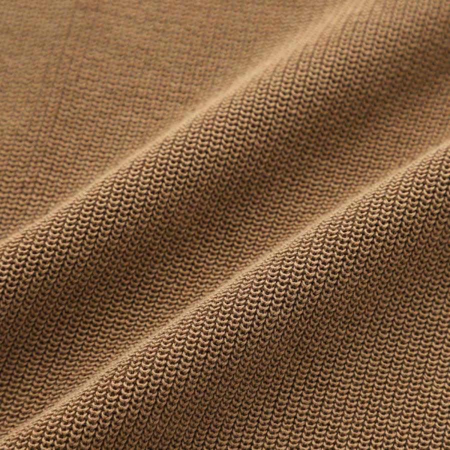 フィリッポ デ ローレンティス FILIPPO DE LAURENTIIS ニットポロシャツ POLO SWEATER SS CREPE COTTON クレープコットン 大きいサイズあり メンズの画像
