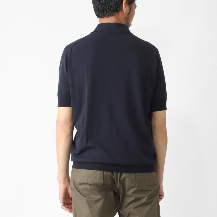 フィリッポ デ ローレンティス FILIPPO DE LAURENTIIS ニットポロシャツ POLO SWEATER SS CREPE COTTON クレープコットン 大きいサイズあり メンズの画像