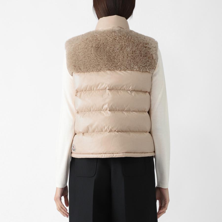 MONCLER ベージュ ダウンベスト サイズ2 MONCLER（モンクレール）ダウンジャケット/ダウンベスト