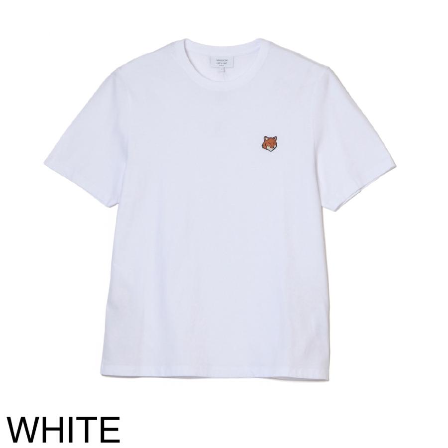 MAISON KITSUNE（メゾン キツネ） クルーネックTシャツ FOX HEAD PATCH