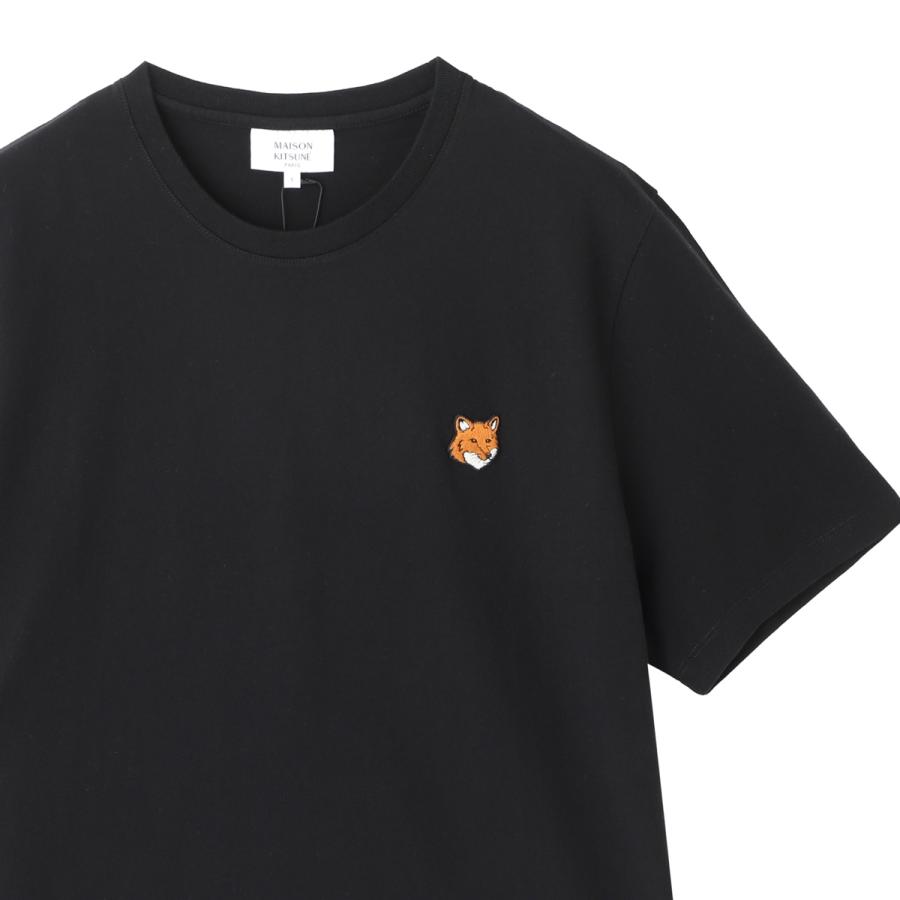 MAISON KITSUNE（メゾン キツネ） クルーネックTシャツ FOX HEAD PATCH