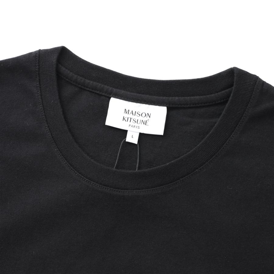 MAISON KITSUNE（メゾン キツネ） クルーネックTシャツ FOX HEAD PATCH