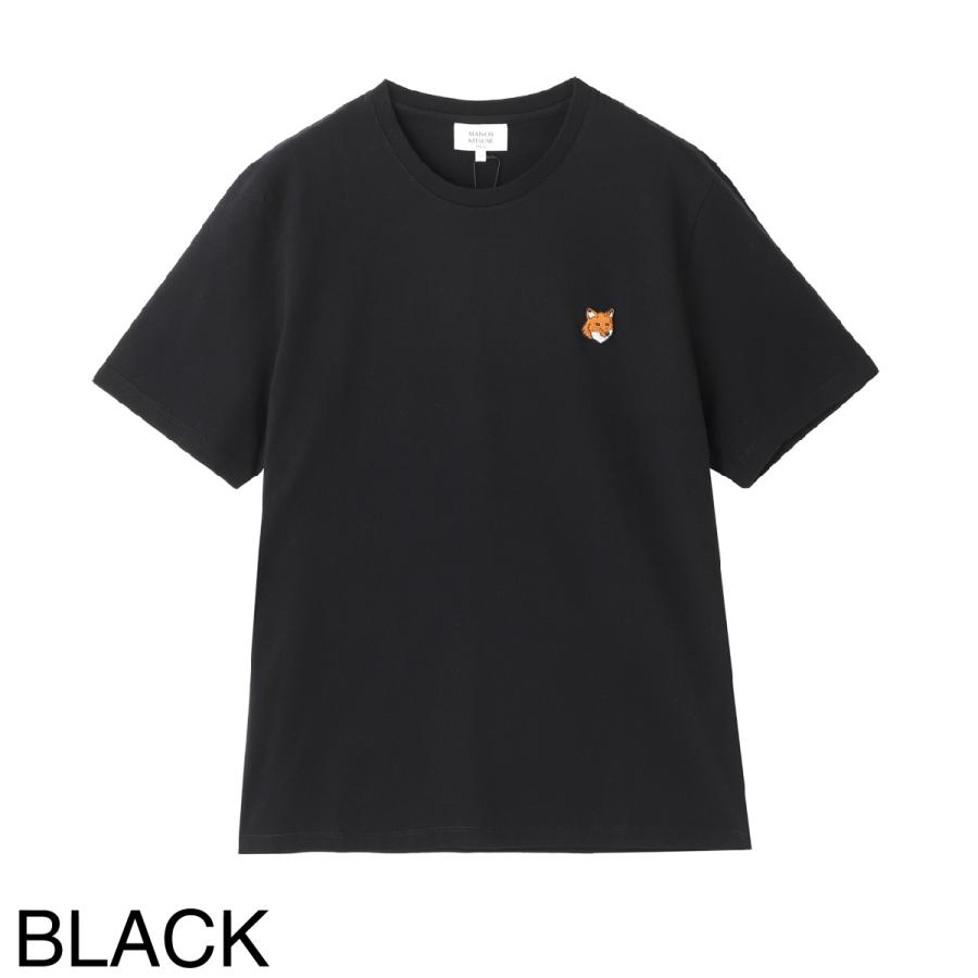 MAISON KITSUNE（メゾン キツネ） クルーネックTシャツ FOX HEAD PATCH