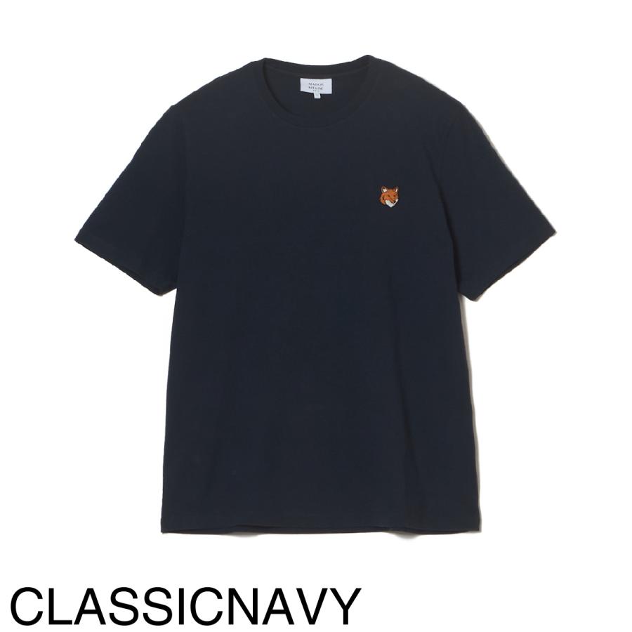 MAISON KITSUNE（メゾン キツネ） クルーネックTシャツ FOX HEAD PATCH