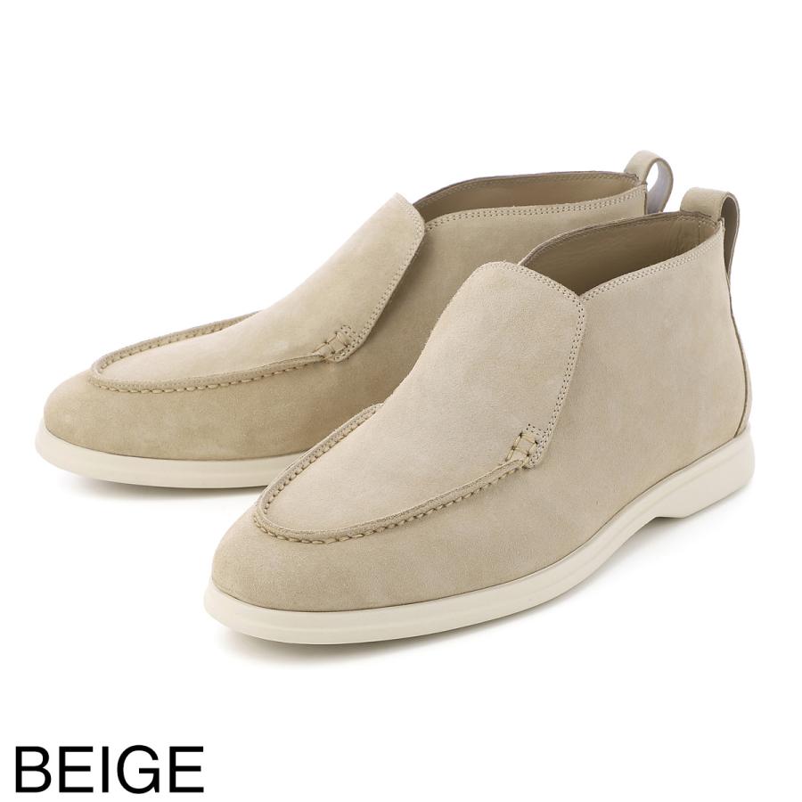 カロ CALO スリッポン Portofino ショートブーツ メンズ portofino-beigeの画像