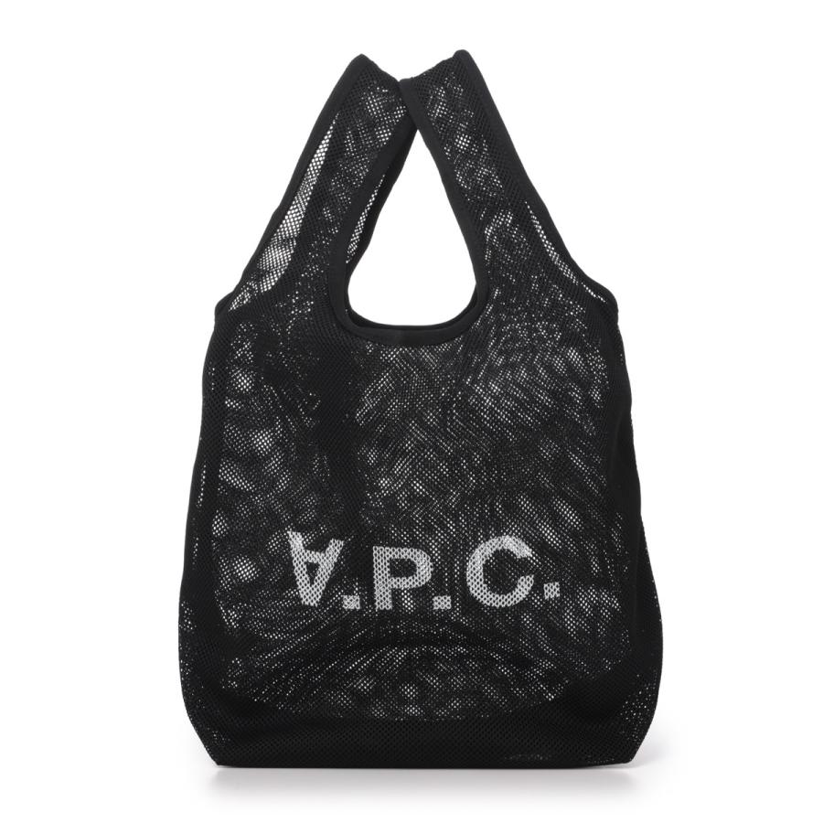 アーペーセー A.P.C. トートバッグ REBOUND ショッピングバッグ ブラック メンズ レディース psaeu-h61679-lzzの画像
