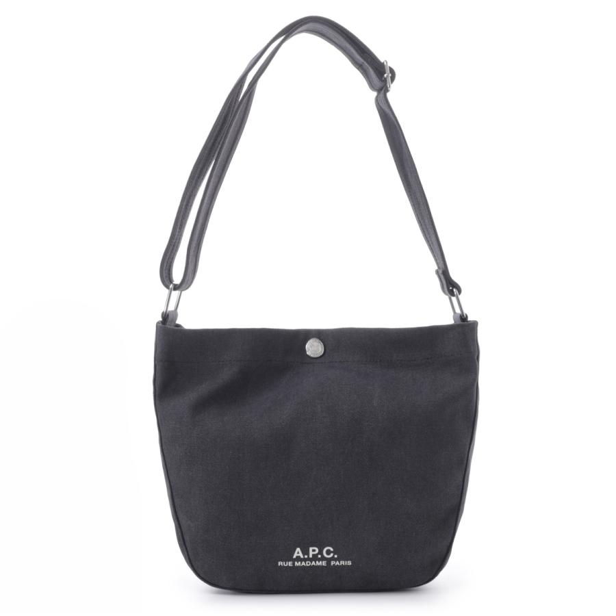 アーペーセー A.P.C. ショルダーバッグ BESACE JOURNAL SMALL ベサス ジャーナル スモール クロスボディバッグ ブラック メンズ レディース psajz-m67010-lzzの画像