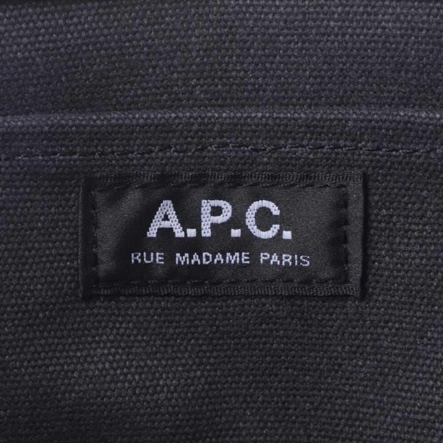 アーペーセー A.P.C. ショルダーバッグ BESACE JOURNAL SMALL ベサス ジャーナル スモール クロスボディバッグ ブラック メンズ レディース psajz-m67010-lzzの画像