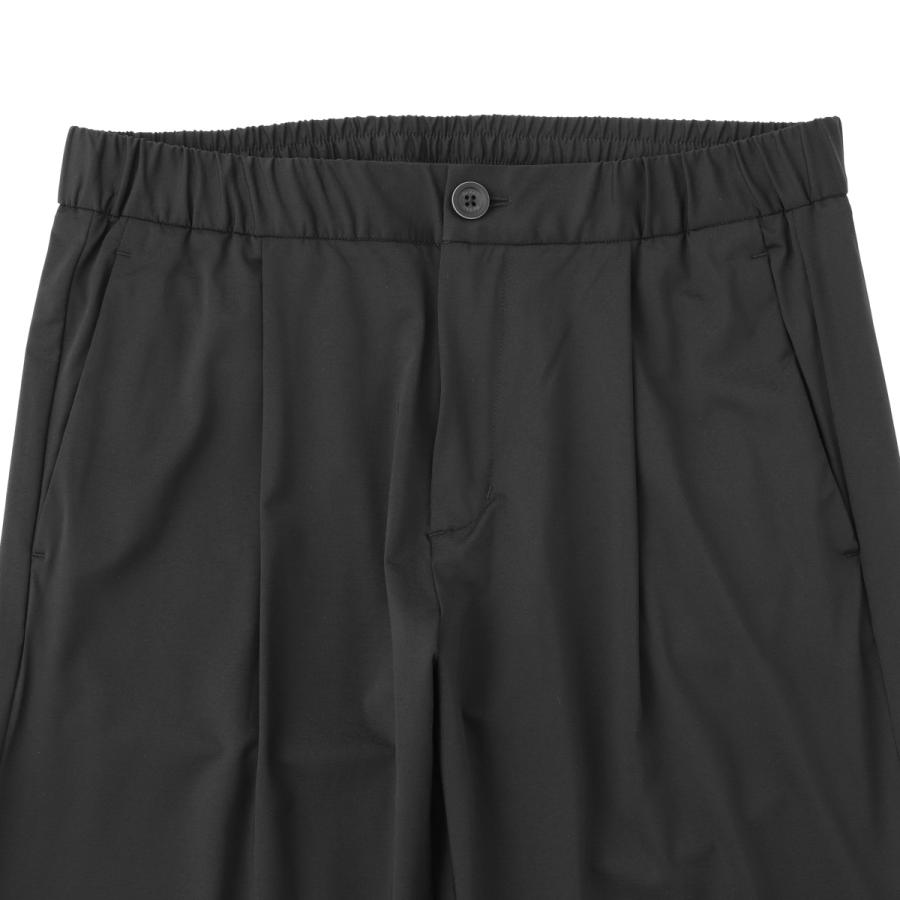 ヘルノ スラックス HERNO パンツ イージースラックス ブラック メンズ ウエストゴム pt000178u-12588s-9300の画像