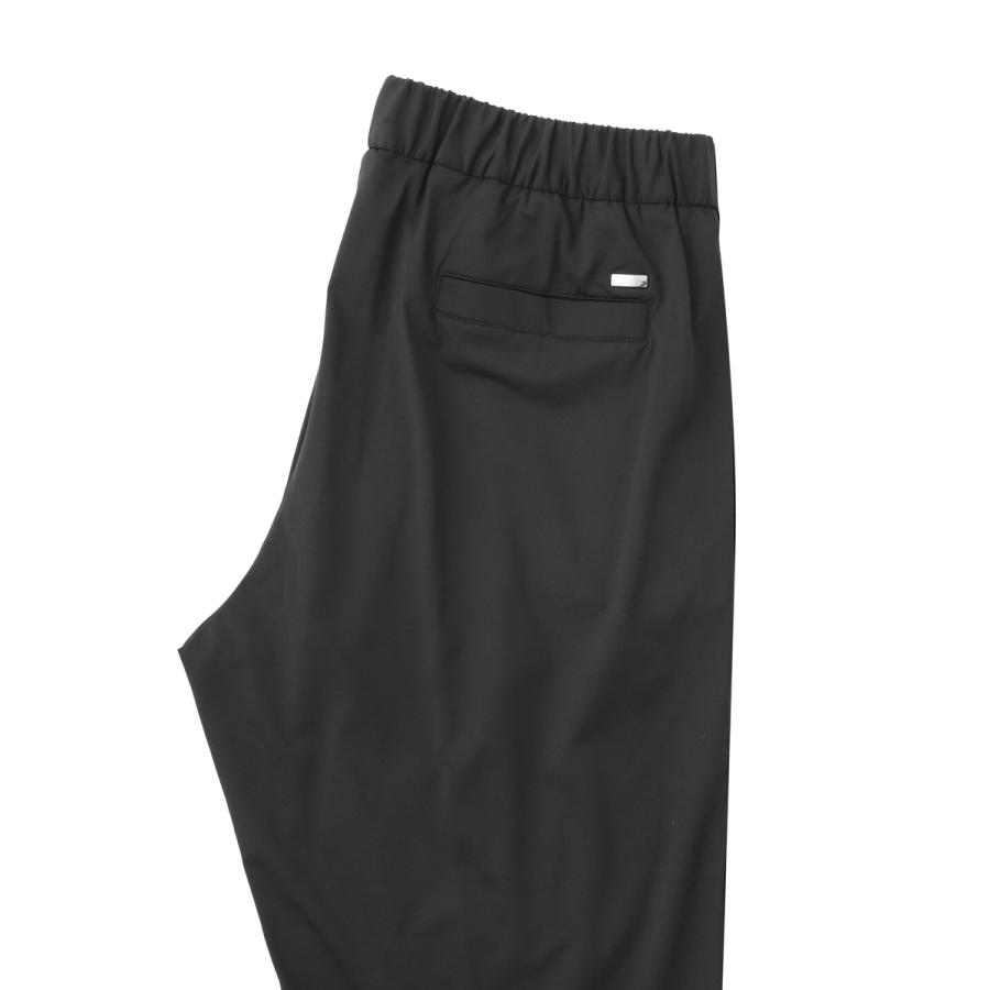 ヘルノ スラックス HERNO パンツ イージースラックス ブラック メンズ ウエストゴム pt000178u-12588s-9300の画像