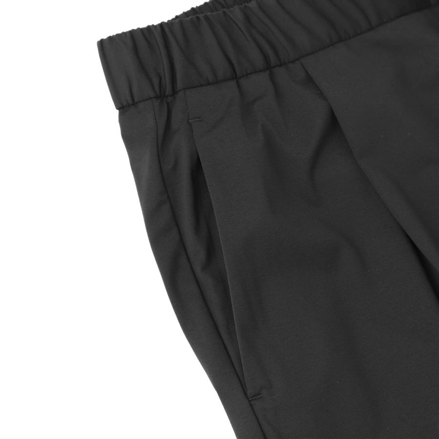 ヘルノ スラックス HERNO パンツ イージースラックス ブラック メンズ ウエストゴム pt000178u-12588s-9300の画像