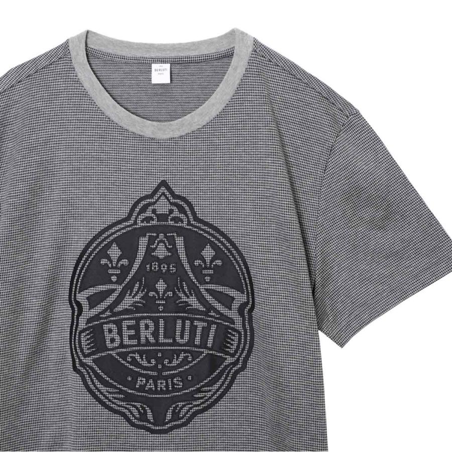 Berluti ベルルッティ BERLUTI クルーネックTシャツ グレー メンズ 