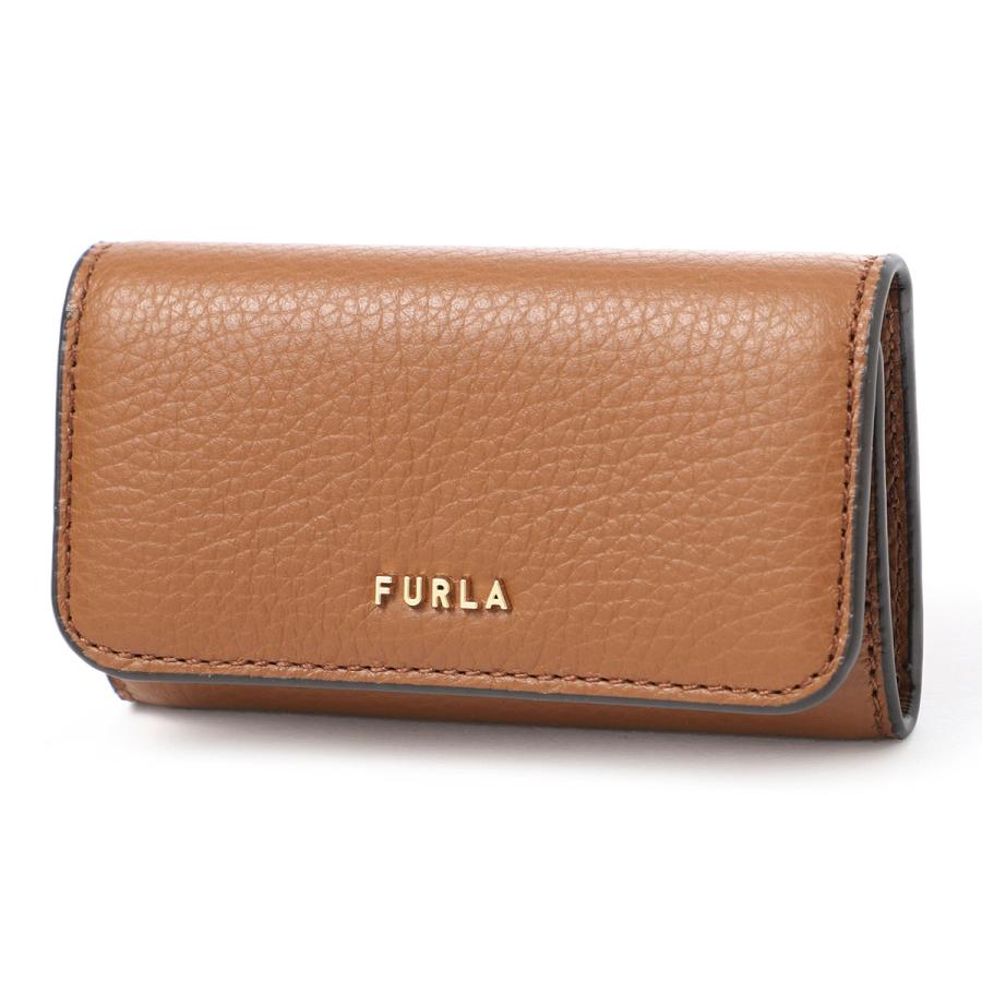 フルラ FURLA キーケース BABYLON キーリング ブラウン レディース