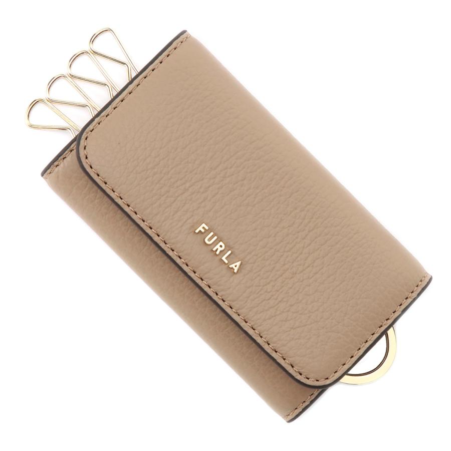 柔らかい フルラ FURLA キーケース BABYLON ベージュ レディース