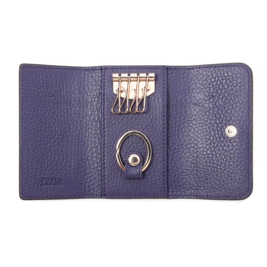 FURLA（フルラ） キーケース BABYLON パープル レディース rac5uno
