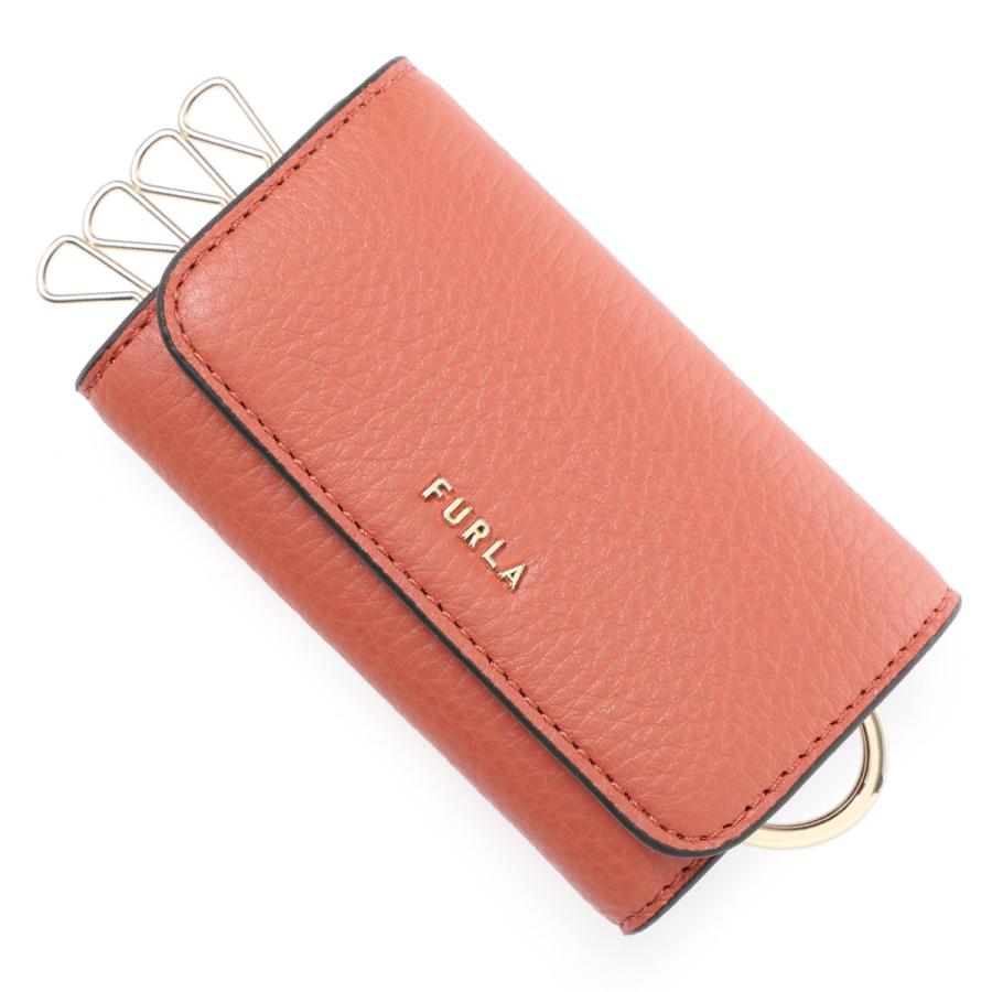 FURLA（フルラ） キーケース BABYLON キーリング ブラウン レディース
