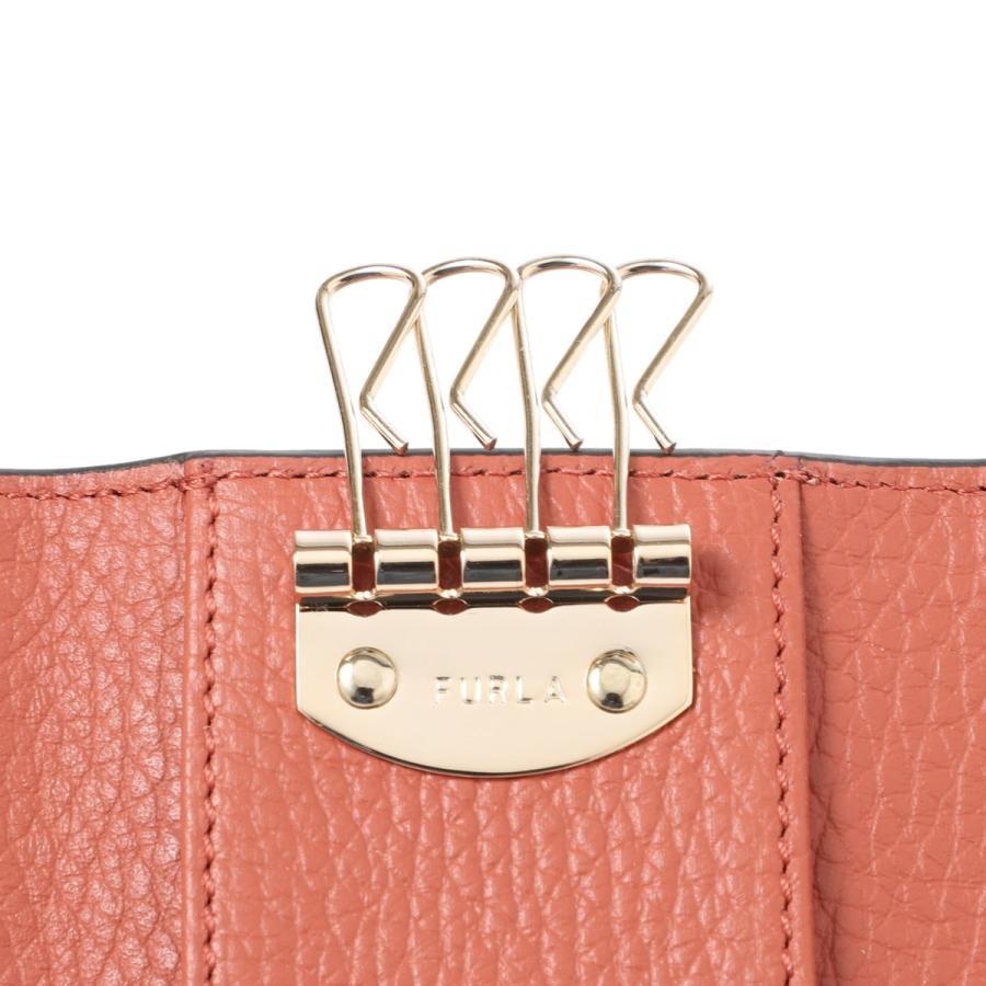 FURLA（フルラ） キーケース BABYLON キーリング ブラウン レディース
