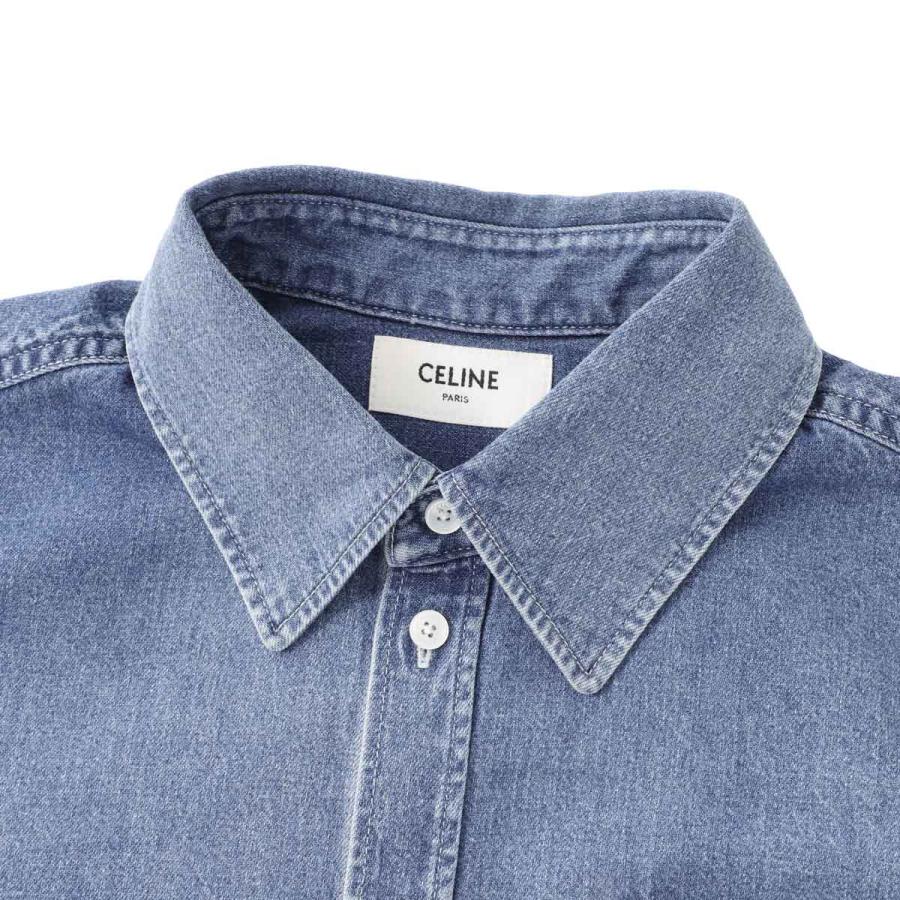 CELINE（セリーヌ） デニムシャツ ブルー レディース : モダンブルー