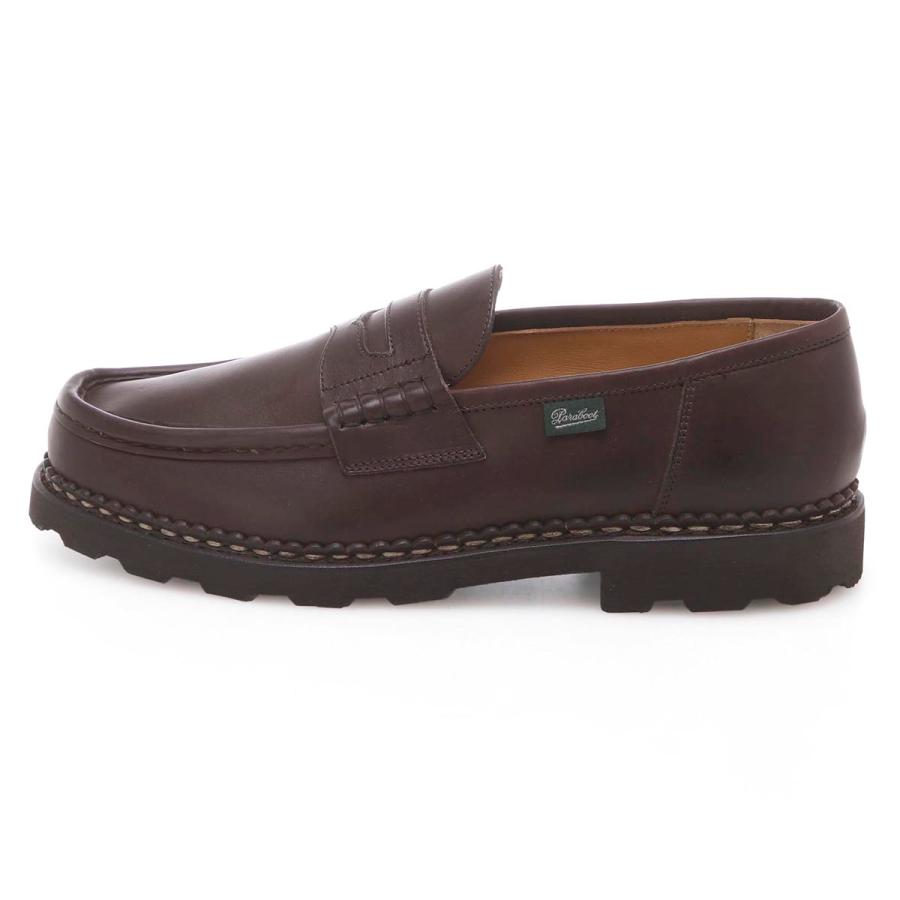 パラブーツ Paraboot ローファー REIMS コインローファー ブラウン メンズ reims-099413-cafeの画像