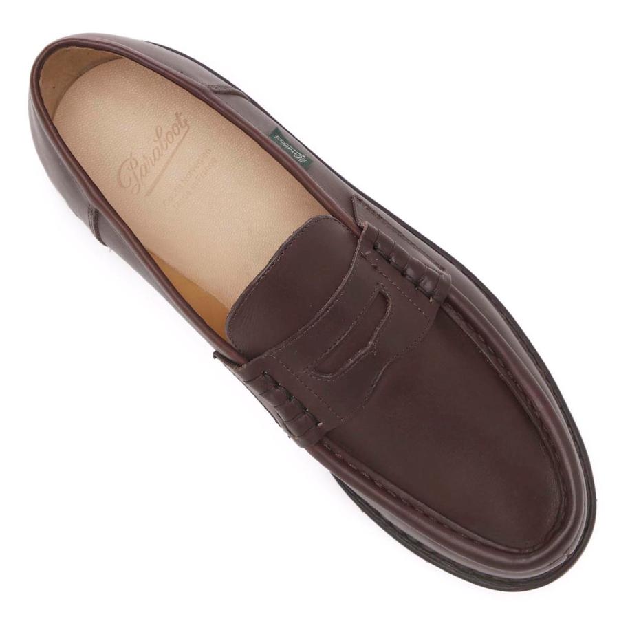 パラブーツ Paraboot ローファー REIMS コインローファー ブラウン メンズ reims-099413-cafeの画像