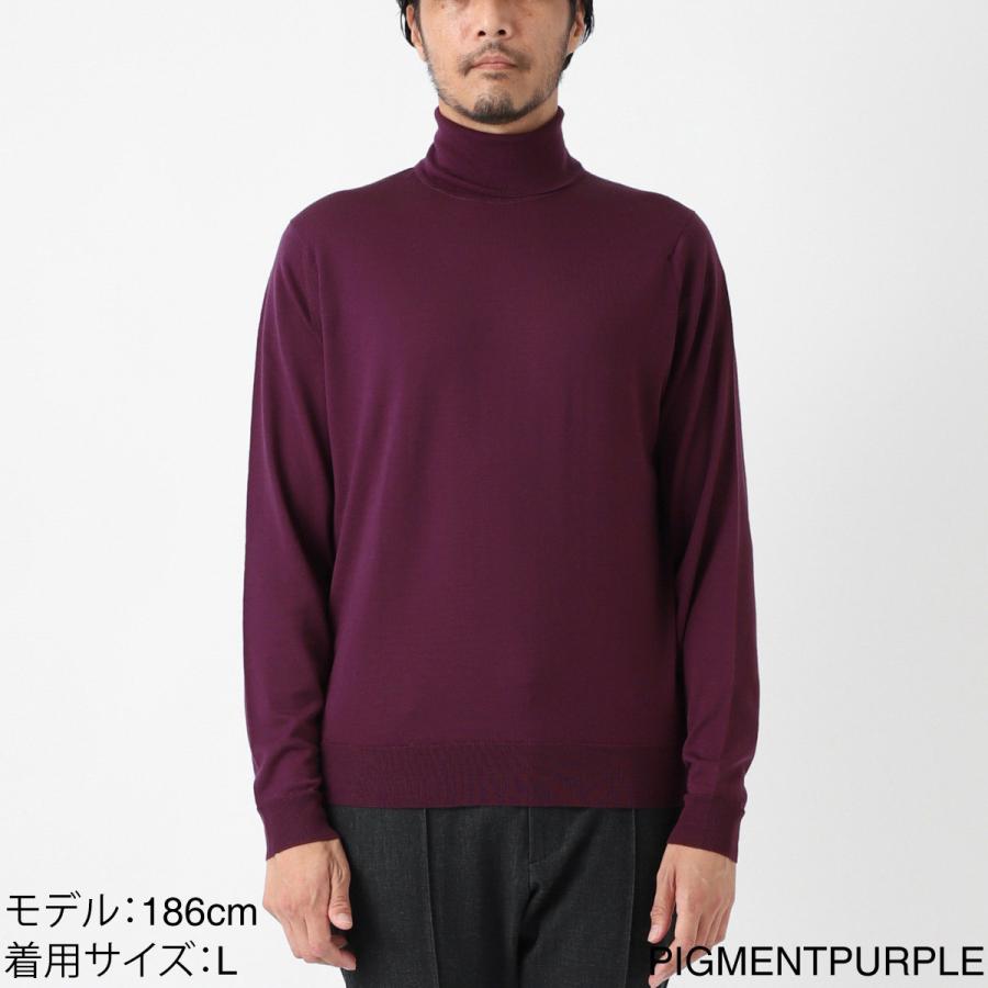 [新品] JOHN SMEDLEY RENOLD 30G タートル ブラウン JOHN SMEDLEY（ジョンスメドレー） タートルネック ニット RENOLD