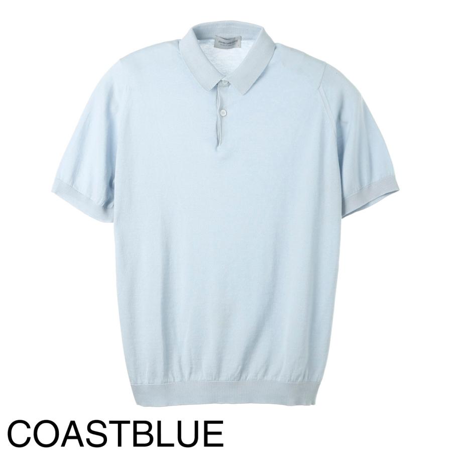 JOHN SMEDLEY（ジョンスメドレー） ニットポロシャツ RHODES シー