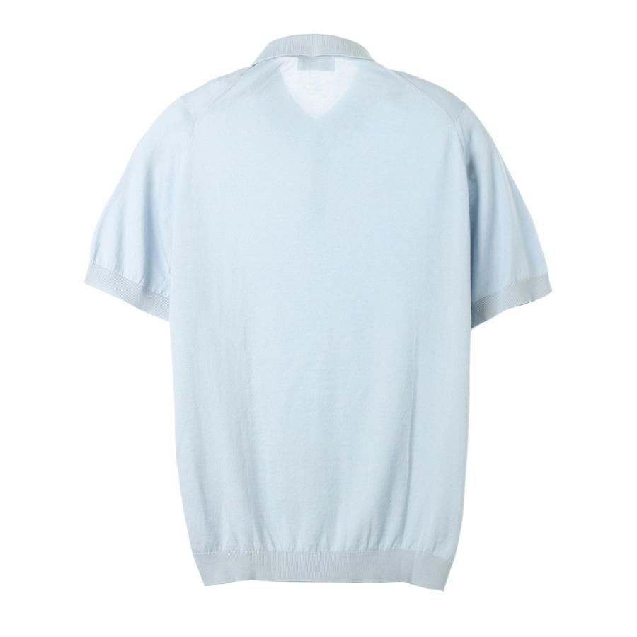 ジョンスメドレー シーアイランドコットン 海島綿 30ゲージニット ポロシャツ JOHN SMEDLEY（ジョンスメドレー） ニットポロシャツ RHODES シー