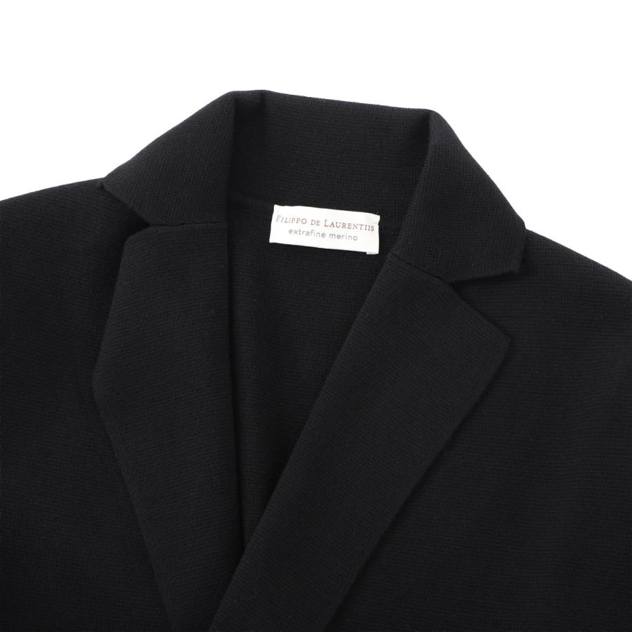 フィリッポ デ ローレンティス FILIPPO DE LAURENTIIS ダブルブレスト ニットジャケット 大きいサイズあり メンズ rjmldpt-wm14m-990の画像