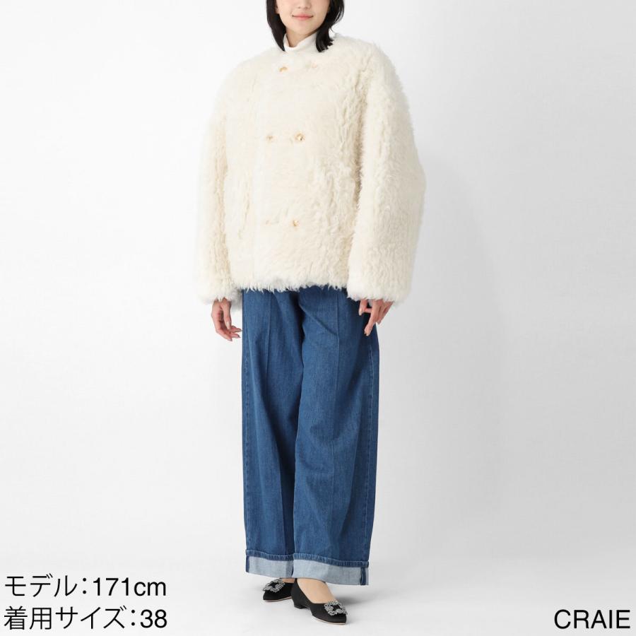 セリーヌ CELINE ショートコート ホワイト レディース rm02u-0275-01rd_2