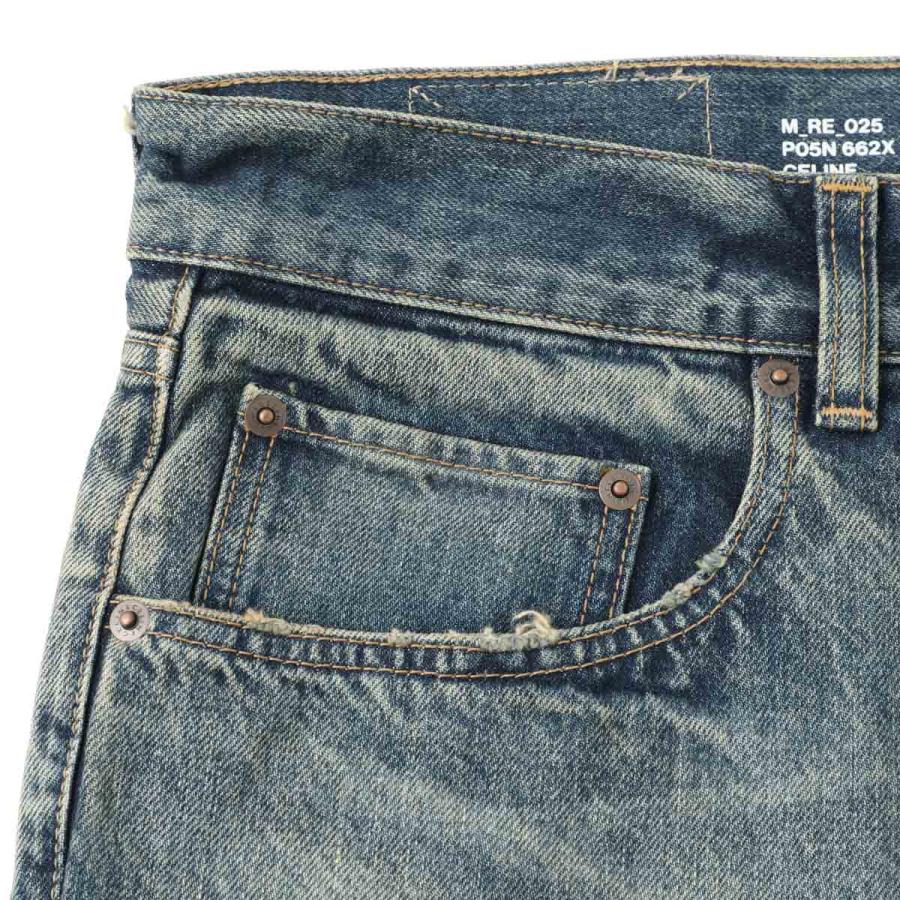 セリーヌ CELINE ボタンフライジーンズ MAX JEANS マックスジーンズ ブルー メンズ rp05n-662x-gbv1の画像