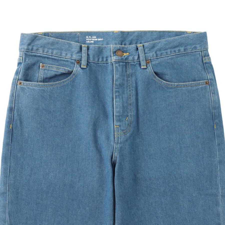 セリーヌ CELINE ジップフライジーンズ フレアジーンズ ブルー メンズ rp073-0d38-gbv7の画像