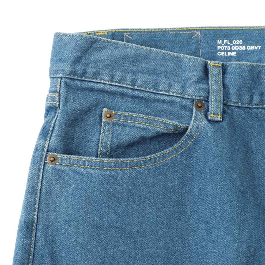 セリーヌ CELINE ジップフライジーンズ フレアジーンズ ブルー メンズ rp073-0d38-gbv7の画像