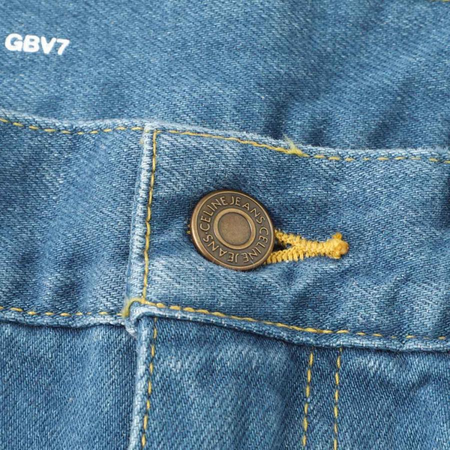 セリーヌ CELINE ジップフライジーンズ フレアジーンズ ブルー メンズ rp073-0d38-gbv7の画像