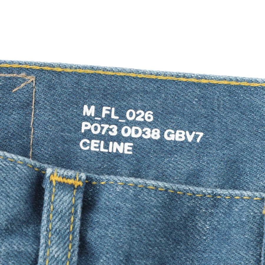 セリーヌ CELINE ジップフライジーンズ フレアジーンズ ブルー メンズ rp073-0d38-gbv7の画像